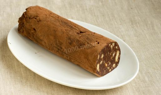 чайная колбаса из печенья