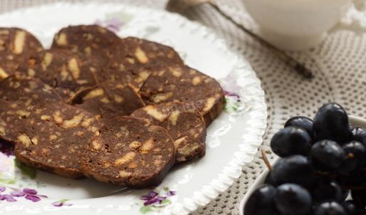 чайная колбаса из печенья