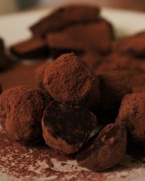 Чайные трюфеля с имбирем