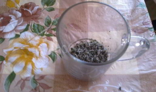 черный чай с мятой