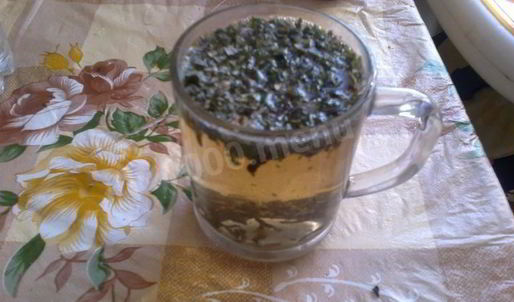 черный чай с мятой