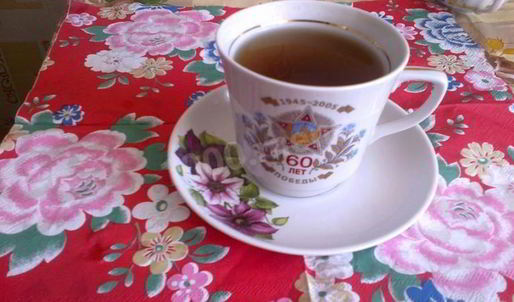 черный чай с мятой