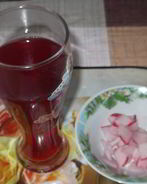 Гарнир из редиски и редисочный чай