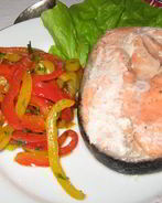 Горячая семга в собственном соку