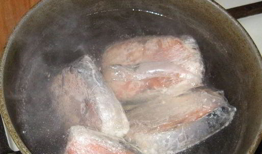 горячая семга в собственном соку