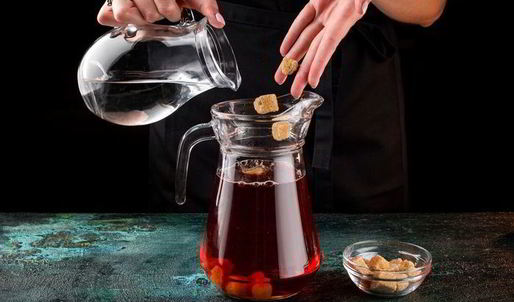 гранатовый чай с мятой