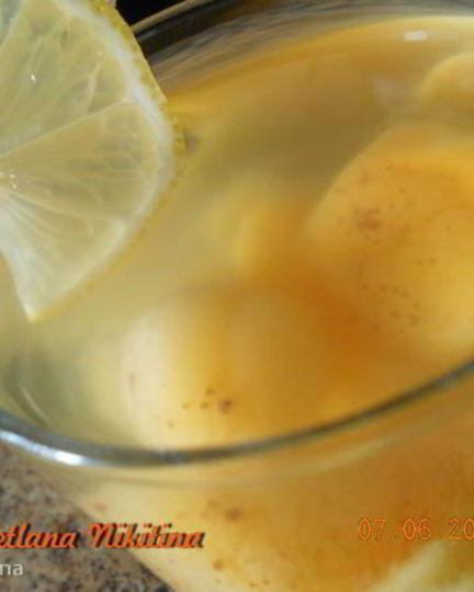 Рецепт имбирного чая с курагой