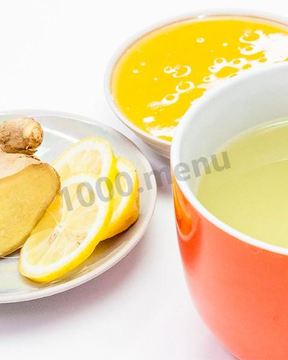Имбирный чай с медом и лимоном