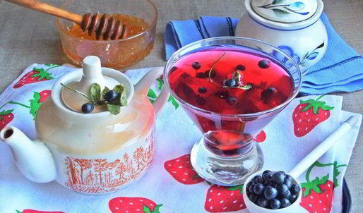 холодный чай из каркаде