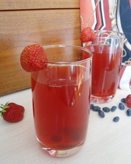 Рецепт холодного чая ягодного ройбуш