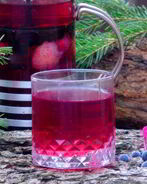 Клубнично-смородиновый чай с фенхелем