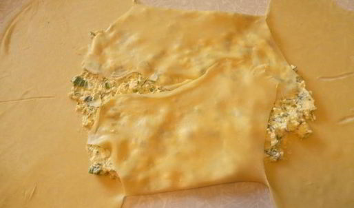 плацинды с творогом и зеленью