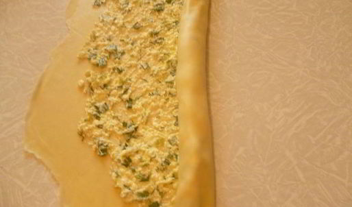 плацинды с творогом и зеленью