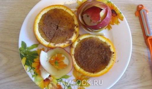 яблочный чай с апельсином