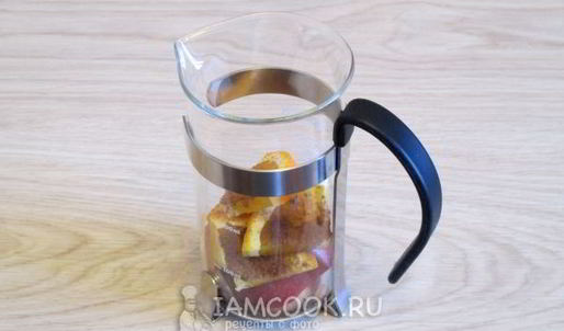 яблочный чай с апельсином