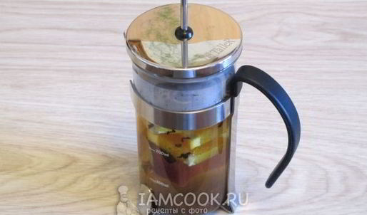 яблочный чай с апельсином