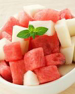 Дыня и арбуз в лаймовом сиропе