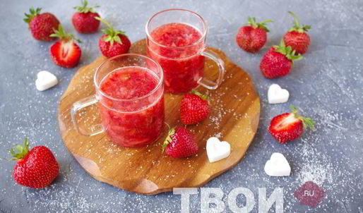 кисель из клубники