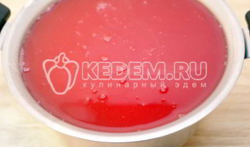 кисель из вишни