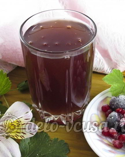 Рецепт киселя из ягод