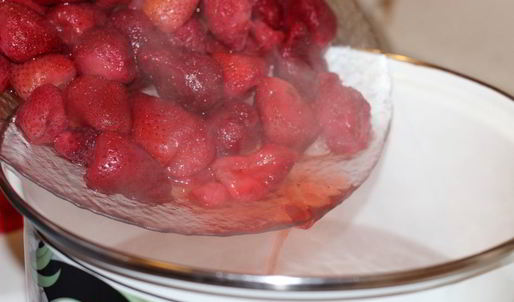 клубничный кисель