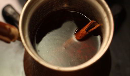 карамельный кофе в турке