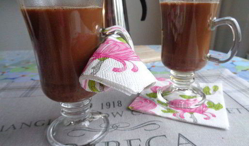 кофе мокко с горьким шоколадом