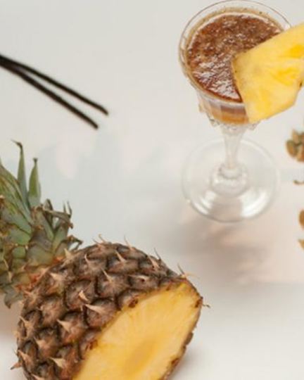 Рецепт кофе с ананасом