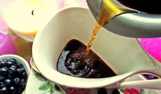 кофе с черникой