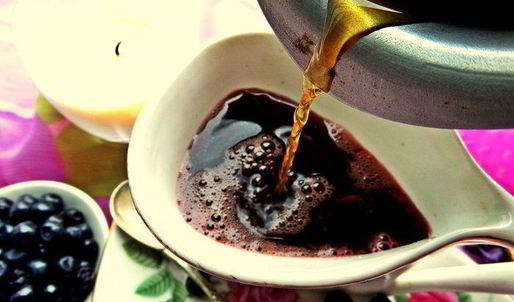 кофе с черникой