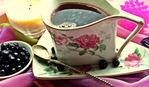 кофе с черникой