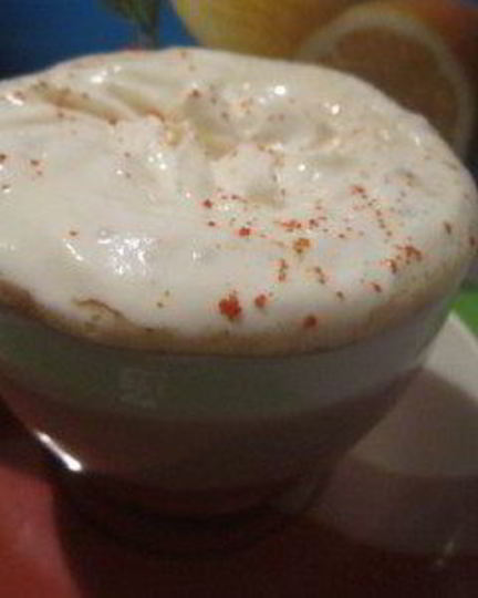 Рецепт кофе с горячей шапочкой