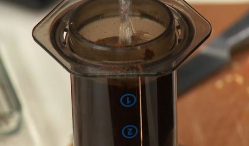 кофе с клубникой