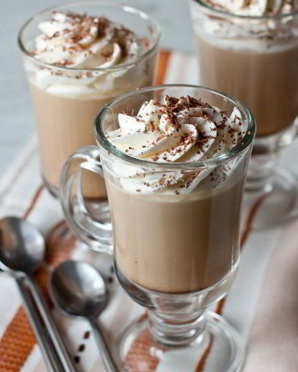 Рецепт желе кофе со сливками