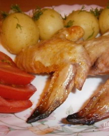 Рецепт куриных крылышек в лимонном сиропе