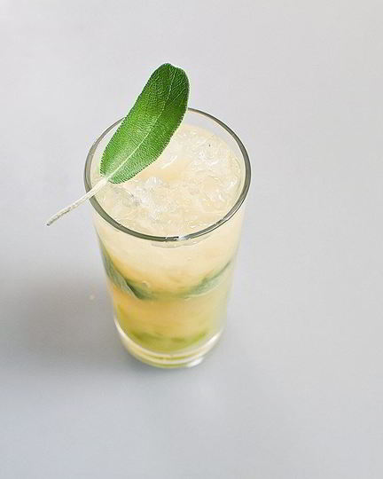 Рецепт грушевого лимонада с шалфеем