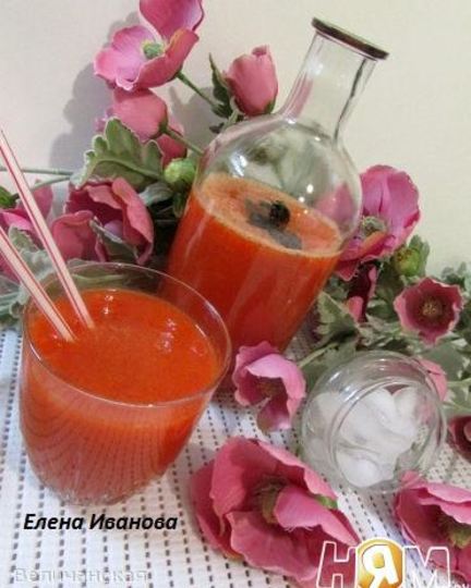 Рецепт лимонада из сладкого перца с базиликом