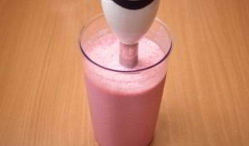 малиновый коктейль