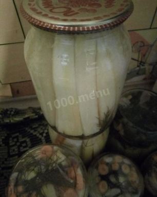 Молодые кабачки консервированные в сиропе