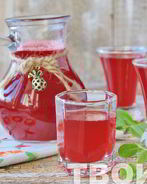 Брусничный морс