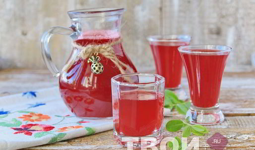 брусничный морс