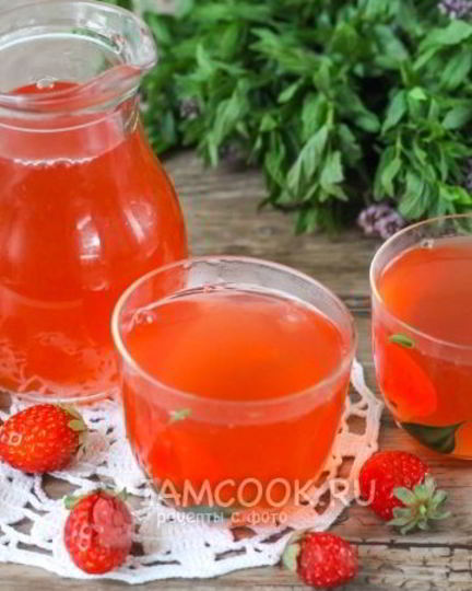 Рецепт клубничного морса
