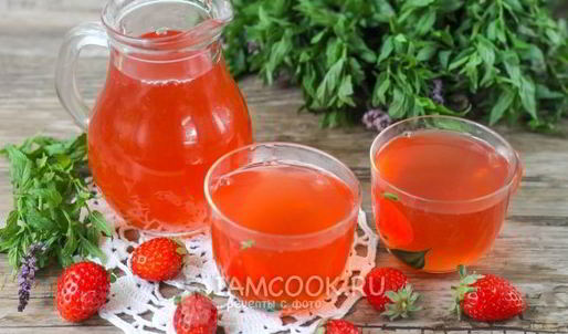 клубничный морс