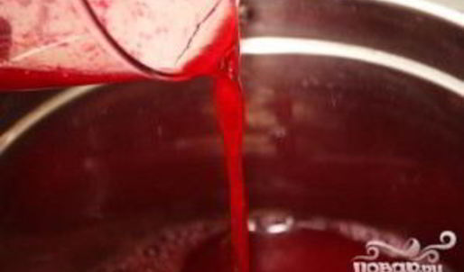 клюквенный морс с медом