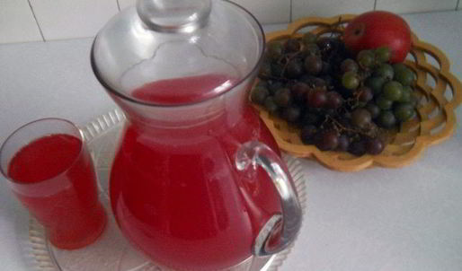 напиток и сок из калины