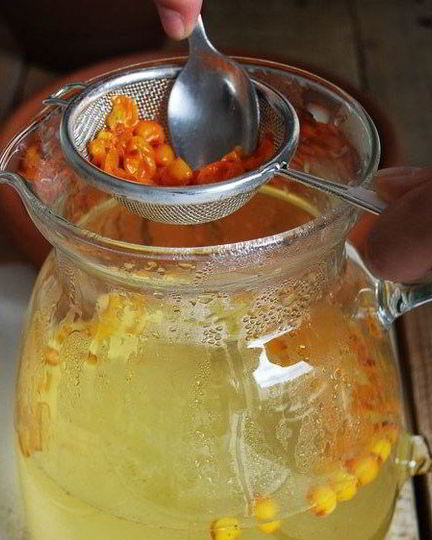 Рецепт напитка из облепихи и имбиря