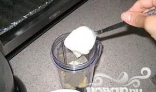 бананово-черничный смузи