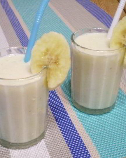 Рецепт бананового смузи