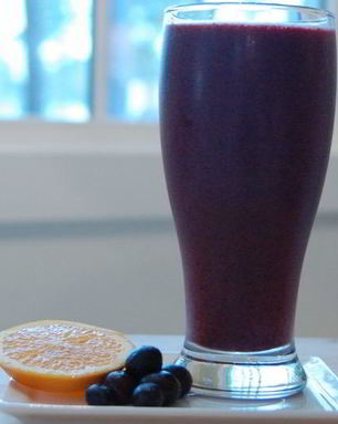 Черничный смузи