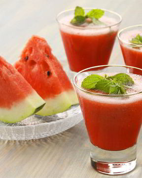 Смузи из арбуза и мяты